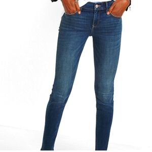 Express super soft super skinny mid rise jeans 8R